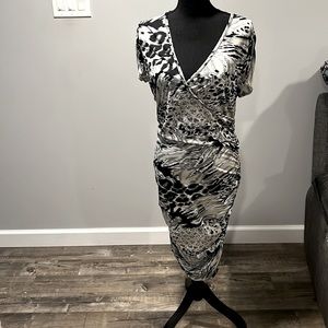 Print Dress Short Sleeve -sz 1x